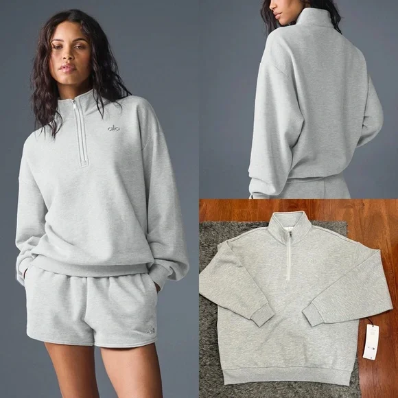 ALO Yoga | Tops | Alo Yoga Accolade 4 Zip Pullover | Poshmark